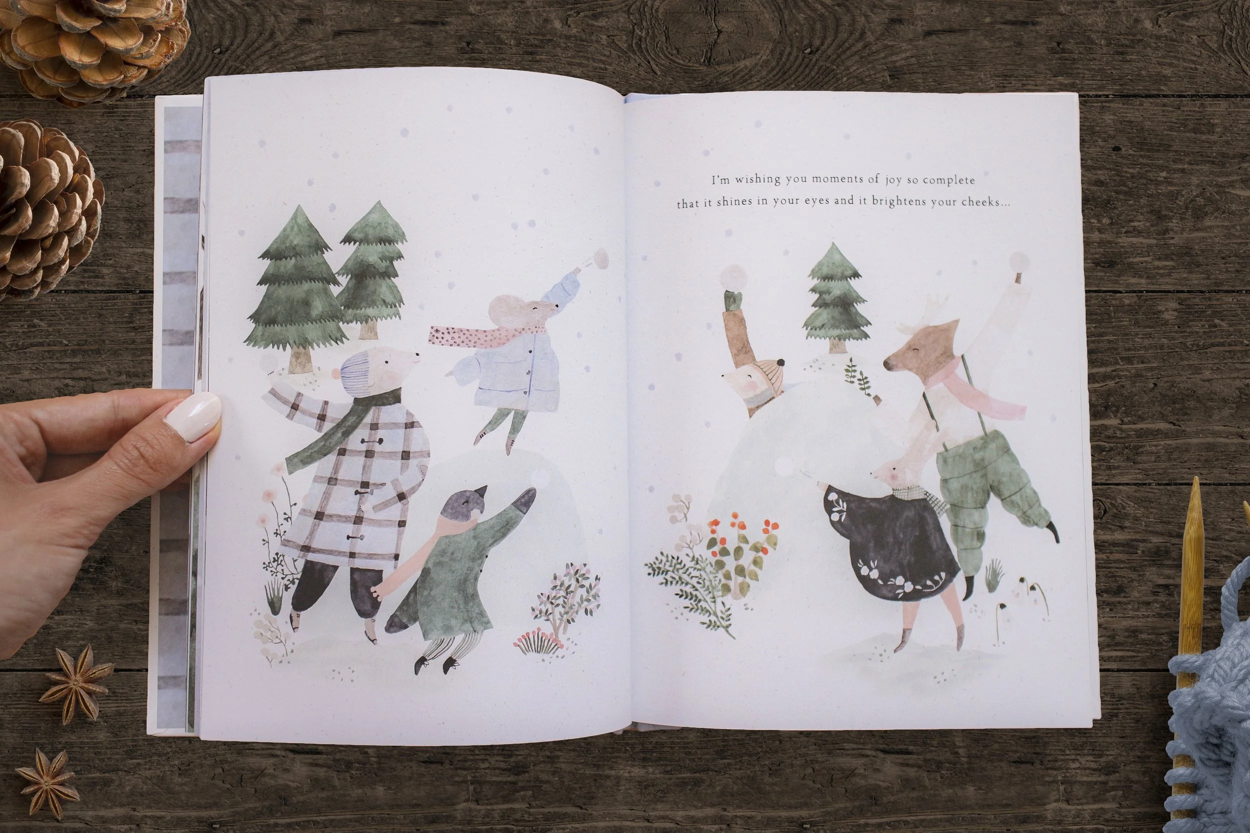 Winter wishes - PICTURE BOOK — Coucou illustration